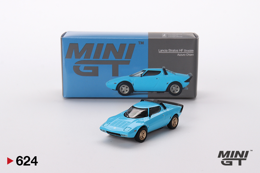MINIGT - 624 - Lancia Stratos HF Stradale Azzuro Chiaro